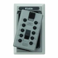 KIDDE Lock Box: Mechanical Combo Lock, 5 Key Capacity, 4 1/8 in Outside Ht, 2 1/2 in Outside Wd (MPN 1015)