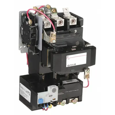 GE Magnetic Motor Starter: Non-Reversing, 3 Poles, NEMA Size 4, 135 A - Non-Reversing Starters with Electronic Overloads