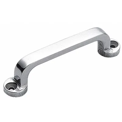 SUGATSUNE Pull Handle: Unthreaded Holes, Stainless Steel, Silver - Standard Pull Handles
