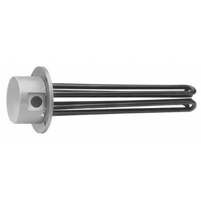TEMPCO Nonpressure Rated Flanged Heater: 3 Phase, 460V AC, 12,000 W Watt - Flange-Mount Immersion Heaters