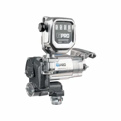 GPI Electric Drum Pump: 35 gpm Max. Flow Rate, 120/240 V AC, 1 hp HP, Pump with Meter - Metered Bung-Mount AC-Powered Fuel Transfer Pumps