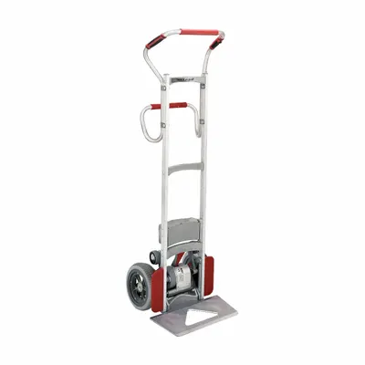 MAGLINER Stair Climber: Powered, 300 lb Cap, Four-Position Extended, Aluminum, 10 in - Electric Stair-Climbing Hand Trucks