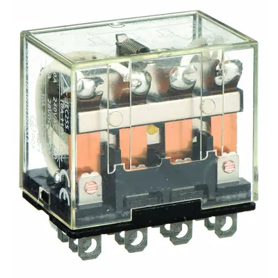 OMRON General Purpose Relay: Socket Mounted, 10 A Current Rating, 24V DC, 4PDT - Socket-Mounted Relays