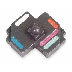 Replacement upper crimping die for use with Color-Keyed connectors and TBM6S tool. Accommodates 4, 1, and 1/0 AWG aluminum and 8, 6, 1/0, and 4/0 AWG copper conductors. Designed for Code crimping. Color: purple.