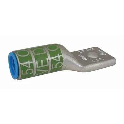OEM Compression Lug: 3/8 in Stud Size, 1/0 AWG – 1/0 AWG / 1/0 AWG – 1/0 AWG For Wire Sizes - One-Hole Compression Lugs