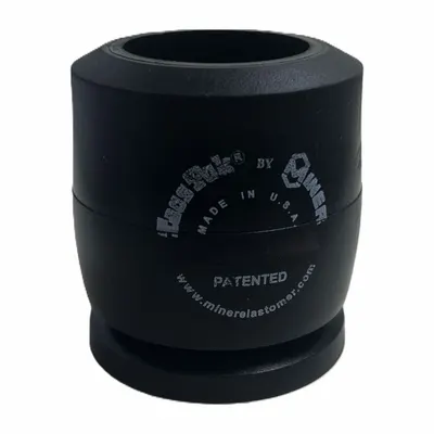 MINER ELASTOMER TECSPAK Bumper: 73/100 in Lng, 0.68 in O.D., 21/100 in Mounting Hole A Dia, Axial Bumper - Axial & Radial Bumpers