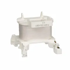 Replacement coil rated for 480V AC supply voltage. Compatible with SCHNEIDER LC1D09 to D38 IEC contactors. Used in motor control panels, conveyor systems, and HVAC equipment for contactor coil replacement.