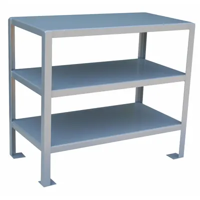 JAMCO Work Table: Fixed Ht, Steel, 30 in x 18 in, 2,000 lb Overall Load Capacity - Steel-Top Worktables