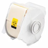 Continuous Label Stock: 1 1/8 in x 100 ft, Vinyl, Tan (Gloss), Outdoor (MPN 76604)