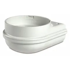 Gray wall-mount base for SLM800 warning light. Compatible with SLM100, SLM1400, SLM1450, SLM200, SLM300/350, SLM500, SLM600, SLM700, and SLM800 models. Provides secure mounting for industrial visual signaling in facilities requiring safety or status alerts.