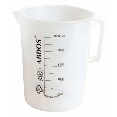 OEM Beaker: Tall Form with Handle - Tall Form Plastic Beakers with Handles