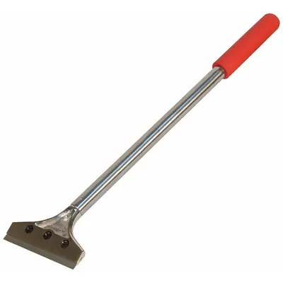 ROBERTS Scraper: Bld. Mat. Carbon Steel, Hdl. Mat. Steel/Foam Grip, Stiff - Floor Scrapers