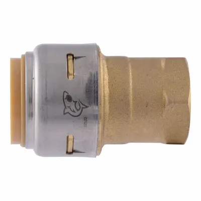 SHARKBITE MAX Standard Brass Push-to-Connect Tube Fitting - Standard Brass Push-to-Connect Tube Fittings