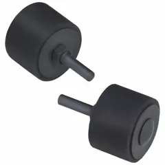 Unslotted expander drum for mounting spiral abrasive bands. Features a 1/4 in straight-shank for secure mounting. Used in metalworking, woodworking, and finishing for blending, deburring, and polishing on contoured or flat surfaces.
