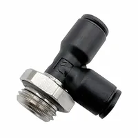 LEGRIS Push-Fit Tee Fitting: 6 mm Pipe x 6 mm OD x 1/4 in Pipe Size, BSPP x Push-to-Connect x MBSPP (MPN 3193 06 13)
