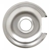 The GE WB32X10013 Drip Bowl is a replacement part for GE ovens, designed to catch spills and drips inside the oven cavity. It helps maintain cleanliness and prevent food residue from burning onto the oven floor. This part is suitable for use in residential and commercial kitchen ovens