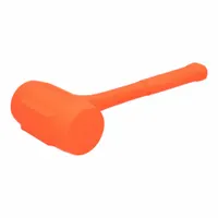 Dead Blow Hammer: Steel Handle, Textured Grip, 3 1/2 lb Head Wt, 2 3/8 in Hammer Face Dia, Urethane (MPN J57-534A)