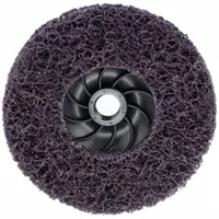 SCOTCH-BRITE Non-Woven Depressed Center Disc: 4 1/2 in x 5/8"-11, Silicon Carbide, Extra Coarse (MPN 7100175252)