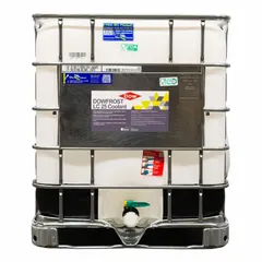 DOWFROST Dowfrost is a propylene glycol heat transfer fluid supplied at 25% concentration in a 265 gal tote. The fluid is yellow and not food safe. It is used in closed-loop heating and cooling systems for industrial process temperature control, including HVAC and refrigeration applications.