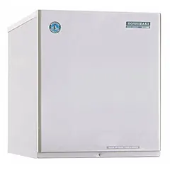 Flake ice machine head producing 680 lb of ice per day. Water-cooled operation with 115V electrical requirement. Dimensions: 26 in height, 22 in width, 27 3/8 in depth. Suitable for commercial ice production applications such as food preservation and display.