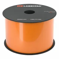 LabelTac Pro Model Reflective Supply: 3 in x 75 ft, Vinyl, Orange (Gloss), Indoor/Outdoor (MPN LT306RF)