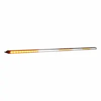 CODE 3 Running Board Light: Perimeter Flashing Warning Light, Amber/White, 16.6 W Watt, Clear, LED (MPN C3RNRDC-72R-AW)