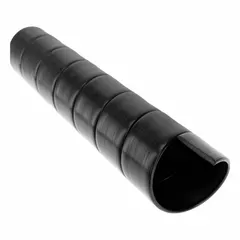 This 5 ft long spiral wrap made of high-density polyethylene bundles and shields hoses from abrasion and wear. The spiral closure allows easy installation and removal. Typical applications include organizing hydraulic, pneumatic, and welding hoses in industrial environments.