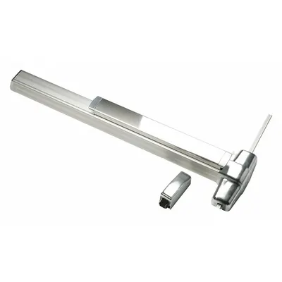 VON DUPRIN 9927EO-F 3 US28 LBR Surface Vertical Rod Push Bar - Surface Vertical Rod Push Bars