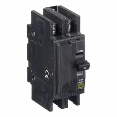 The SQUARE D QOU230 is a 30 A, 2-pole miniature circuit breaker from the QOU Series, rated for 120/240V AC single-phase systems with a maximum interrupting rating of 10kA at 120/240V AC. Designed for unit-mount applications, it provides overcurrent and short-circuit protection for air conditioning and refrigeration equipment.