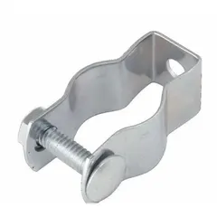 Steel screw-on hanger for rigid metal conduit (RMC). Pregalvanized finish provides corrosion resistance. Used to support conduit runs in electrical installations.