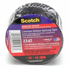 This general purpose electrical tape is made of ethylene propylene rubber and is rated for indoor use. It provides insulation and protection for electrical wiring and connections in maintenance, repair, and installation tasks. Each roll is 1-1/2 inches wide and 5 yards long with a 30 mil thickness. Sold in a 12-pack.