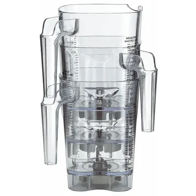 WARING COMMERCIAL Blender Container with Lid and Blade: 48 oz Container Capacity - Blender Containers with Blade & Lid