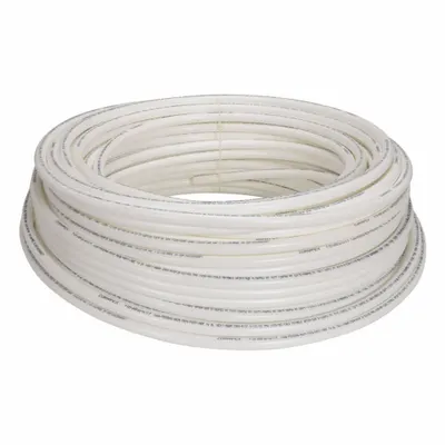 ZURN Tubing: PEX Type B, 1 in, White, Coil, 500 ft Overall Lg (MPN Q5PC500X) - PEX Tubing for General Plumbing