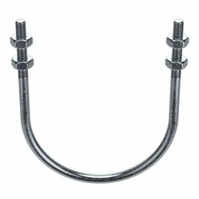 Standard U-Bolt: 3/4"-10 Thread Size, For Pipe Size 10 in, 13 13/16 in Inside Ht - Standard U-Bolts