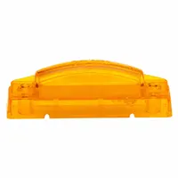 GROTE Clearance Marker Lamp: Clearance Light, LED, Rectangular, Amber, Screw, Pigtail (MPN 49253)