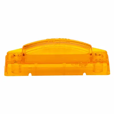 GROTE Clearance Marker Lamp: Clearance Light, LED, Rectangular, Amber, Screw - Clearance Lights