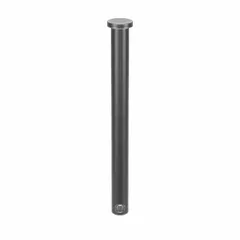 This standard clevis pin is made of steel with a plain finish. It has a 5/16 in pin diameter and a 3-1/2 in shank length. Supplied in a pack of 25, it is used in mechanical linkages to provide a secure, removable pivot point between a clevis and a mating component.