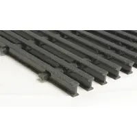 FIBERGRATE Fiberglass Pultruded Grating: Structural Grating, 5 ft x 12 ft Nominal Size (WxL), 350784