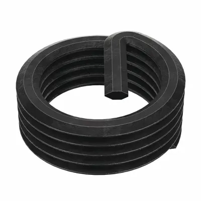 HELI-COIL Helical Insert: Free-Running, M14-1.25 Thread Size, 7.8 mm Overall Lg, Steel - Free-Running Tanged Helical Inserts
