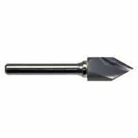 CLEVELAND Countersink: 60°, 1 Flute, 3/8 in Body Dia, Carbide (MPN C46323)