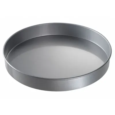 CHICAGO METALLIC Round Cake Pan: Round Cake Pan Pan, Aluminized Steel, Glazed - Cake Pans