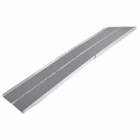 Wheelchair Ramp: Wheelchair Ramp, Silver, 5 5/12 ft Retracted Lg, ADA, 2 1/2 ft Usable Wd, Foldable (MPN WCMF-10)