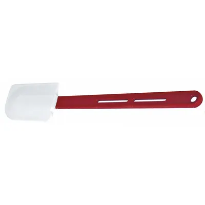 CRESTWARE Spatula: 10 in Overall Lg, Silicone Blade, Plastic Handle - Spatulas