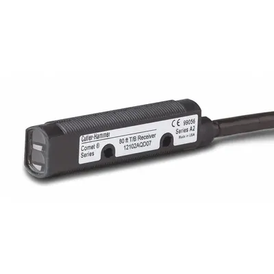 EATON Photoelectric Sensor Receiver: M18 Threaded, Non-Terminated Cable, 10-30V DC - Cylindrical Receivers & Transmitters with Non-Terminated Cables