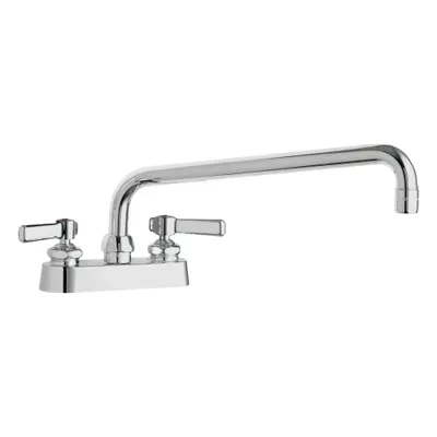 CHICAGO FAUCETS 895-L12ABCP Centerset Kitchen Faucet - Centerset Kitchen Faucets