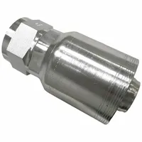 AEROQUIP Hydraulic Crimp Fitting: Carbon Steel, Straight, -32 For Hose Dash Size, 2 in Fitting Size (MPN 6SA32FJ32)