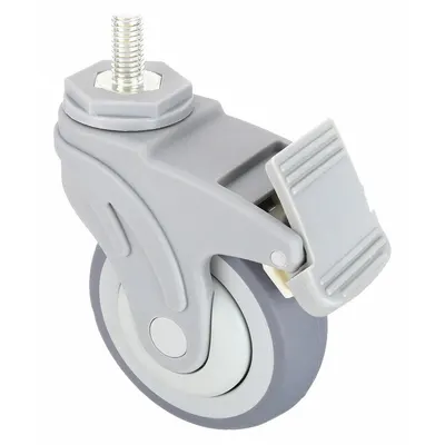 OEM Stem Caster: Swivel - Single-Wheel Threaded Stem Casters for Medical Equipment