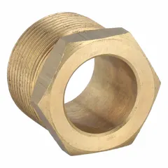 This packing nut is a hardware component used to secure and seal packing material in rotary gear pumps and similar industrial equipment. It is designed for use with Dayton systems and is compatible with model 4KHH3.