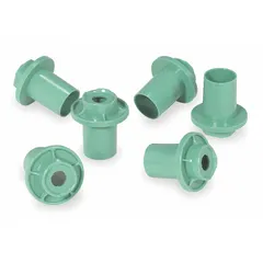 Plastic volume regulator for SLOAN ECOS® series flush valves. Controls water volume to optimize flush performance. Sold in a 6-pack. Suitable for commercial restroom and institutional plumbing applications.