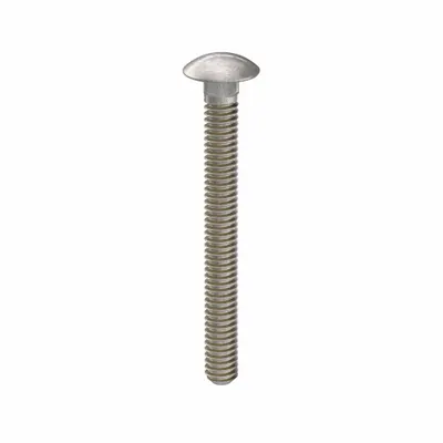 USA INDUSTRIALS Carriage Bolt: Square Neck, 1/4"-20 Thread Size, 2 1/2 in lg, Stainless Steel - 316 Stainless Steel Square Neck Carriage Bolts